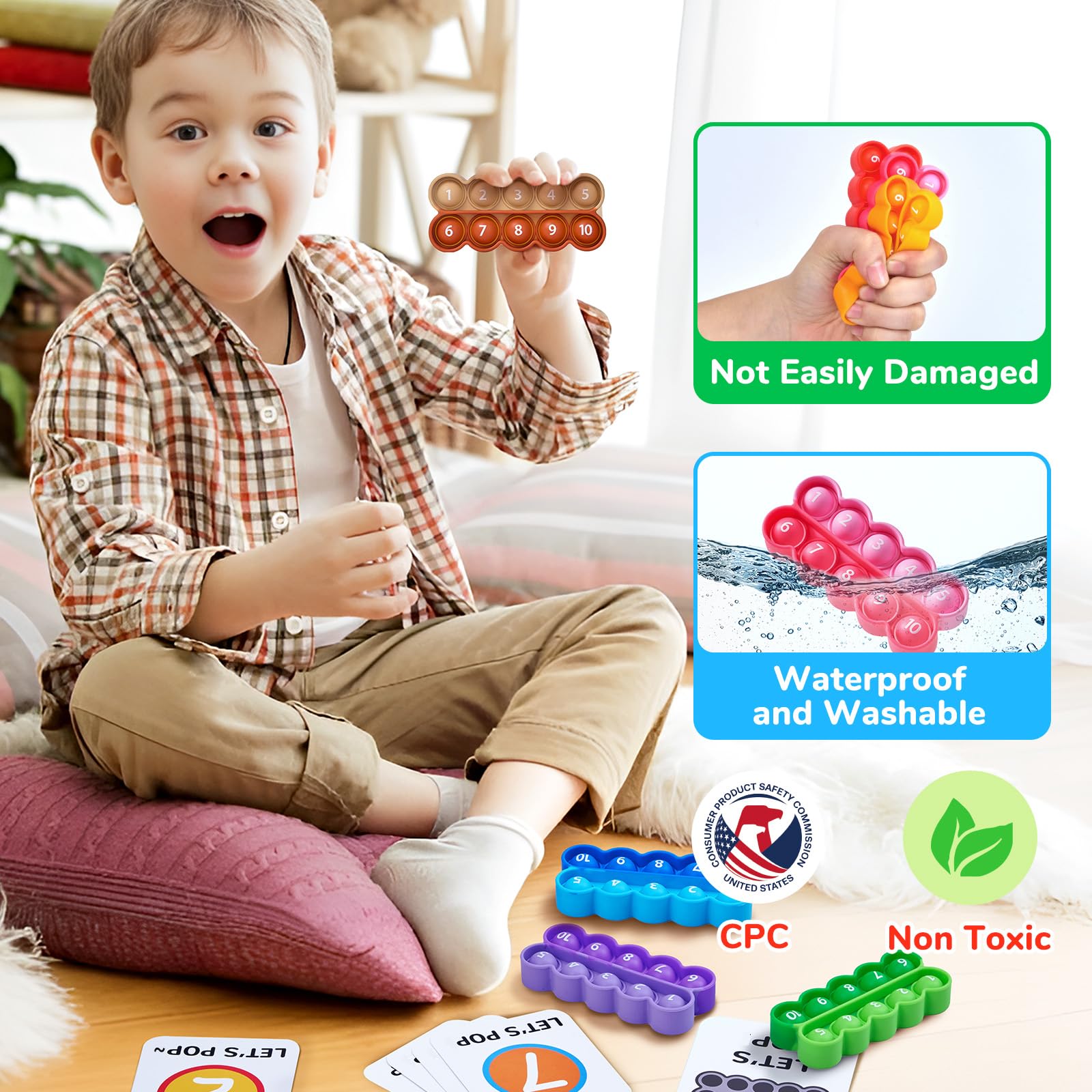 JoyCat variedad de colores para clasificar y mantener la atención infantil