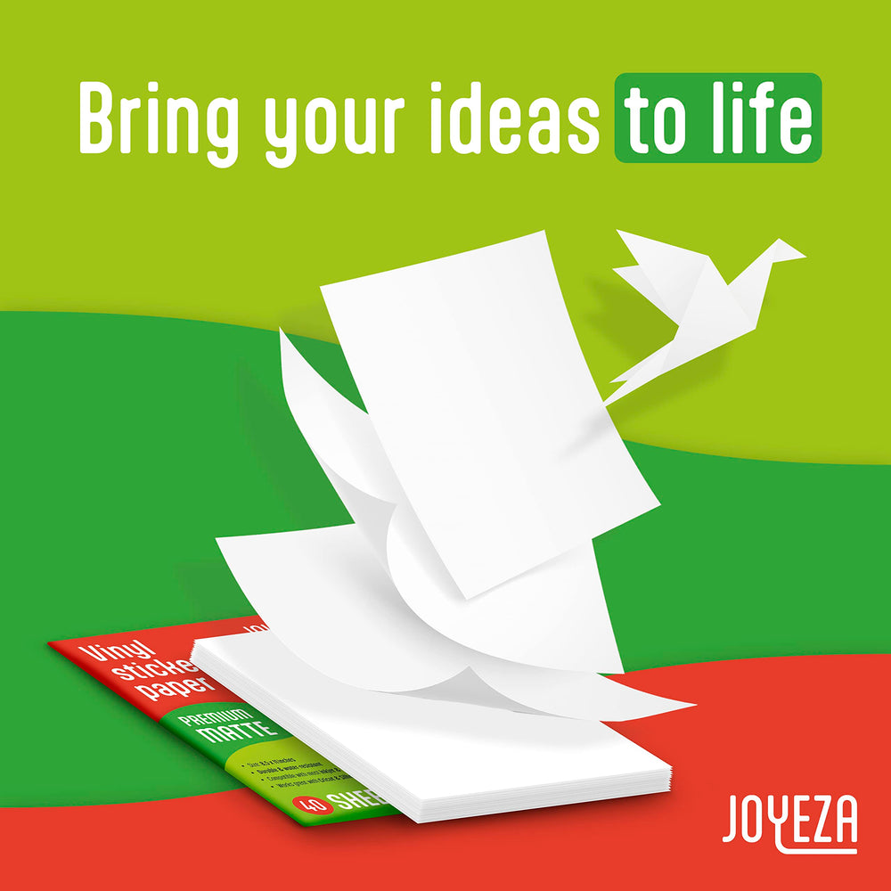 JOYEZA comparación de tamaño 8.5x11 para referencia de escala