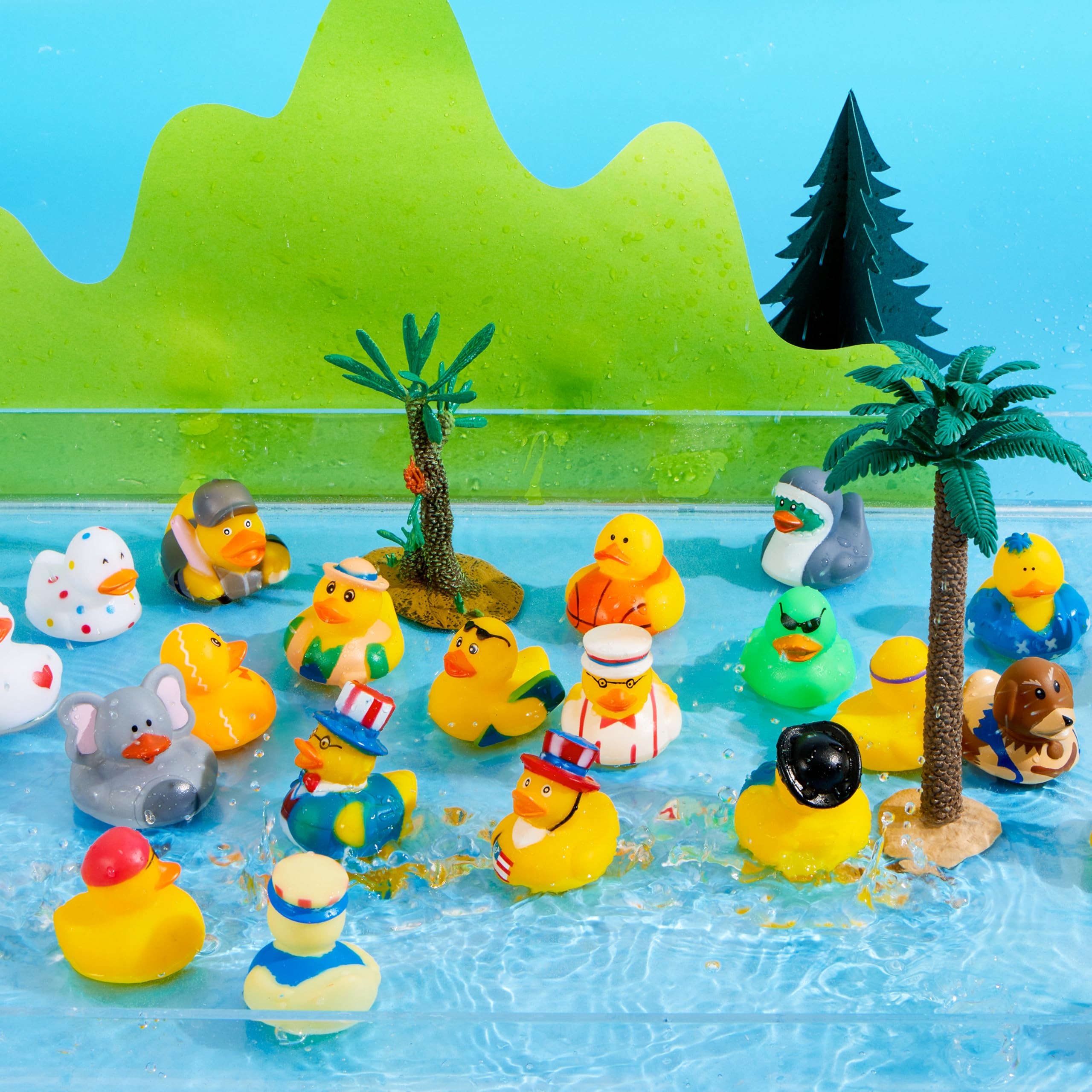 JOYIN patitos en piscina infantil, entretenimiento veraniego seguro