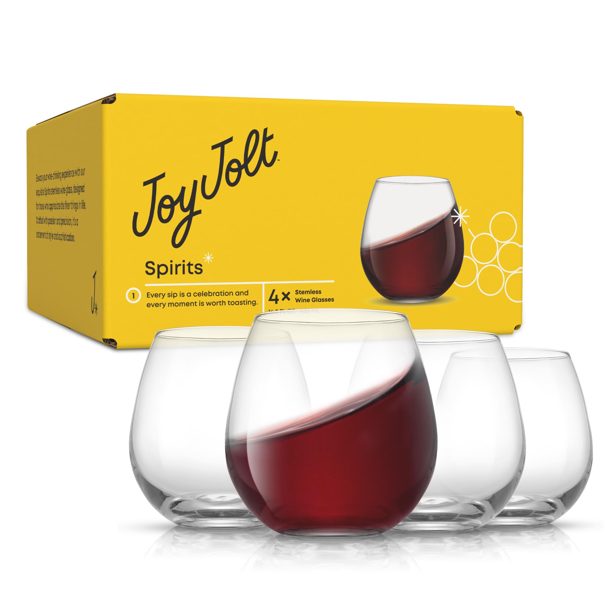 JoyJolt copas en rejilla superior del lavavajillas, aptas para limpieza segura