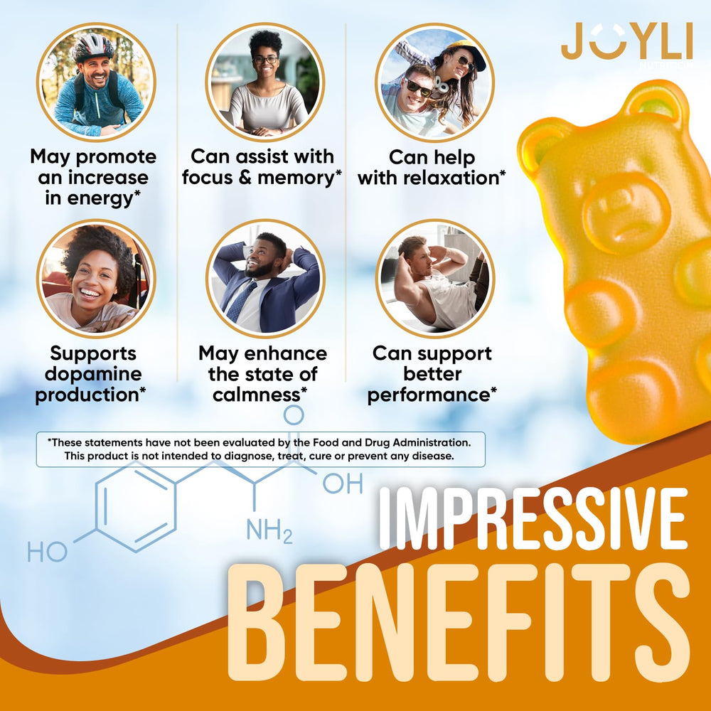 JOYLI Nutrition primer plano de textura de gominolas veganas, atractivo y masticable