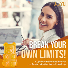 JOYLI Nutrition etiqueta con sello USA y GMP para confianza y calidad