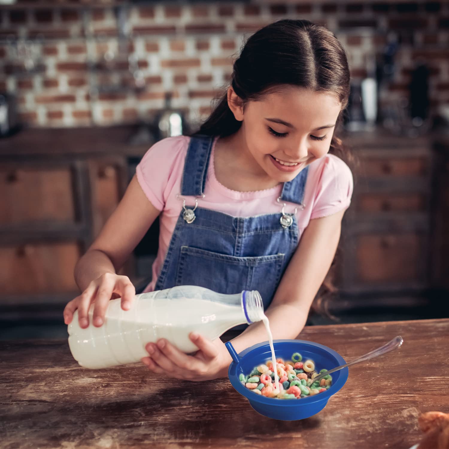 JoyServe seis colores brillantes que facilitan identificar tazones por niño