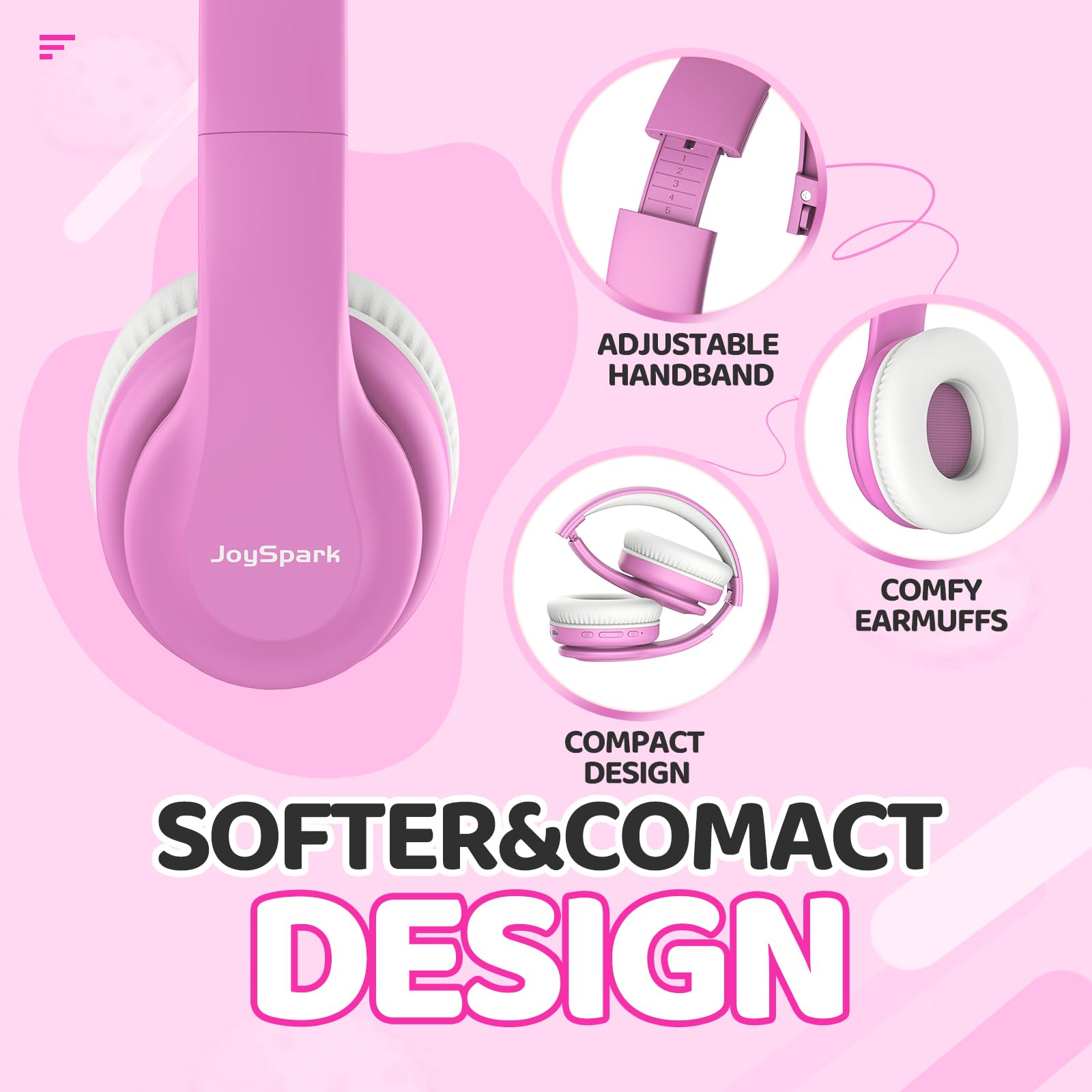 JoySpark diadema ajustable lateral para ajuste personalizado