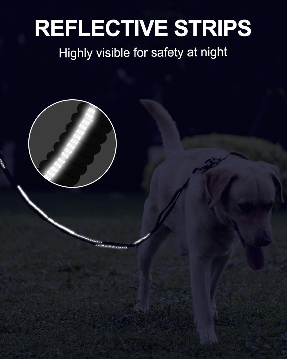 Joytale hilos reflectantes dobles mejorando visibilidad nocturna y seguridad