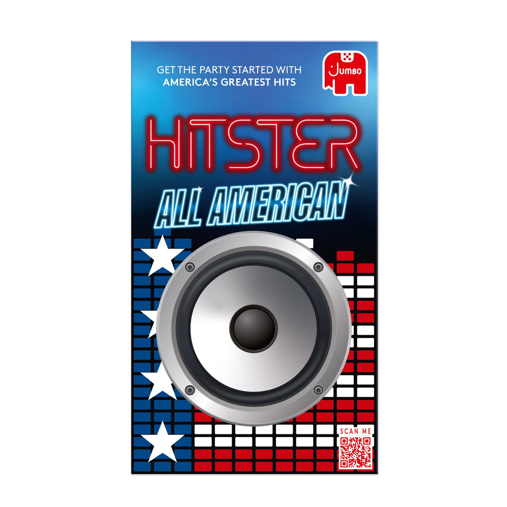 Jumbo Hitster cartas extendidas mostrando variedad de canciones y opciones de juego