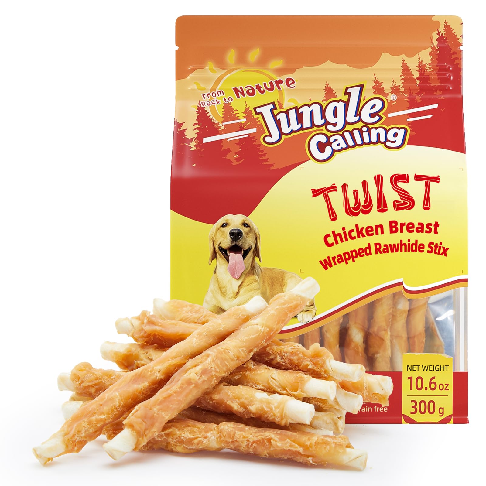 Jungle Calling etiqueta con lista de ingredientes limpia y sin aditivos