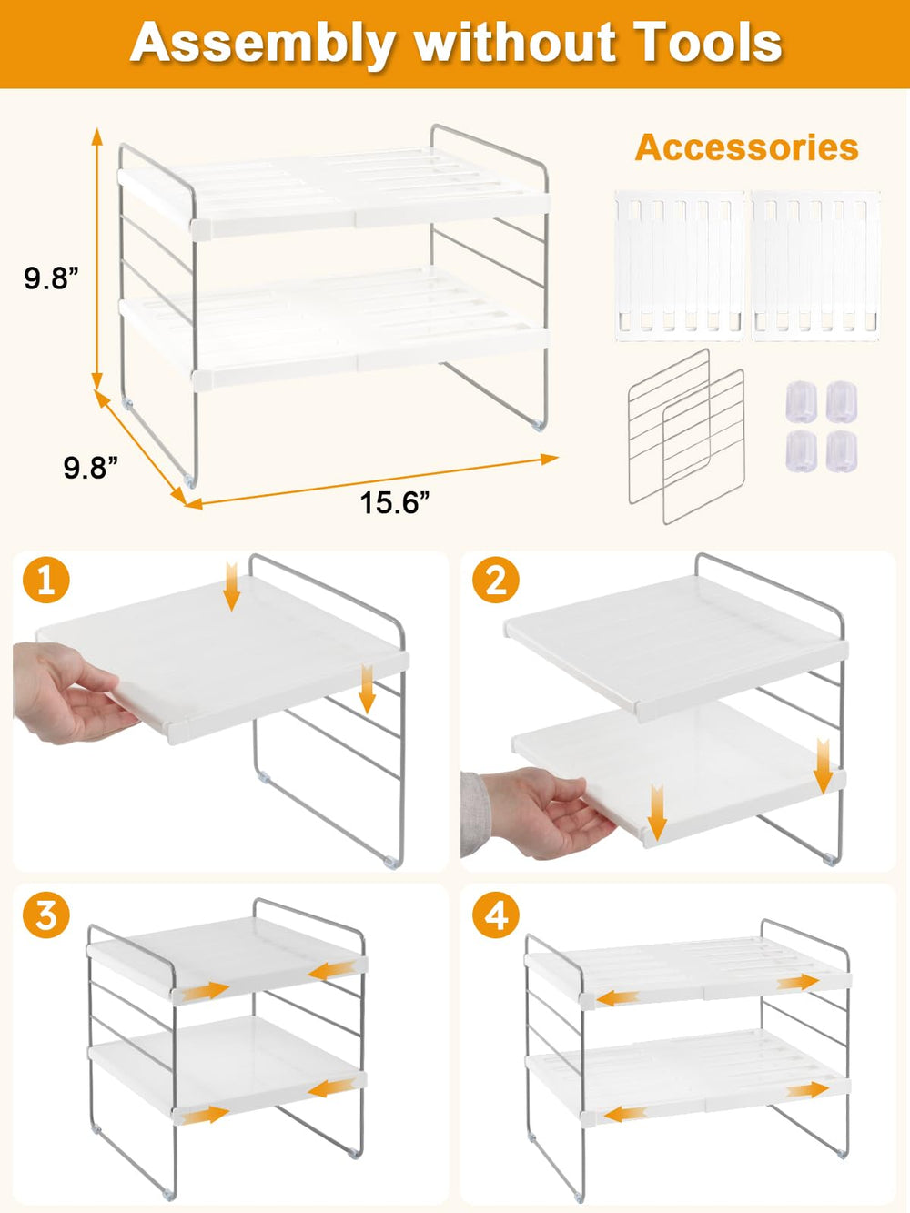 JUPELI en cocina estilo vida, mantiene superficies libres y ordenadas