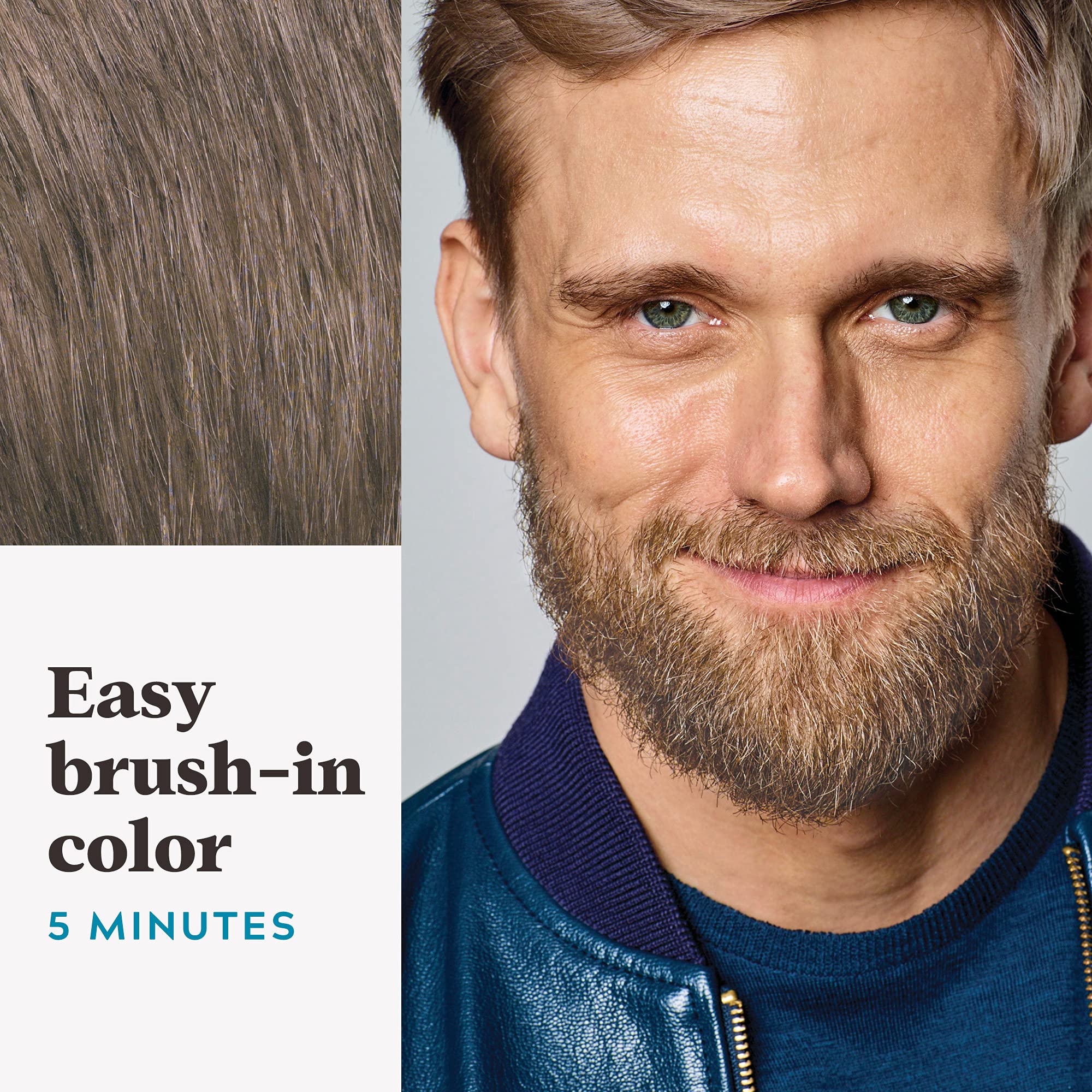 Comparación de tamaño del kit Just For Men M-25 para visualizar cantidad útil