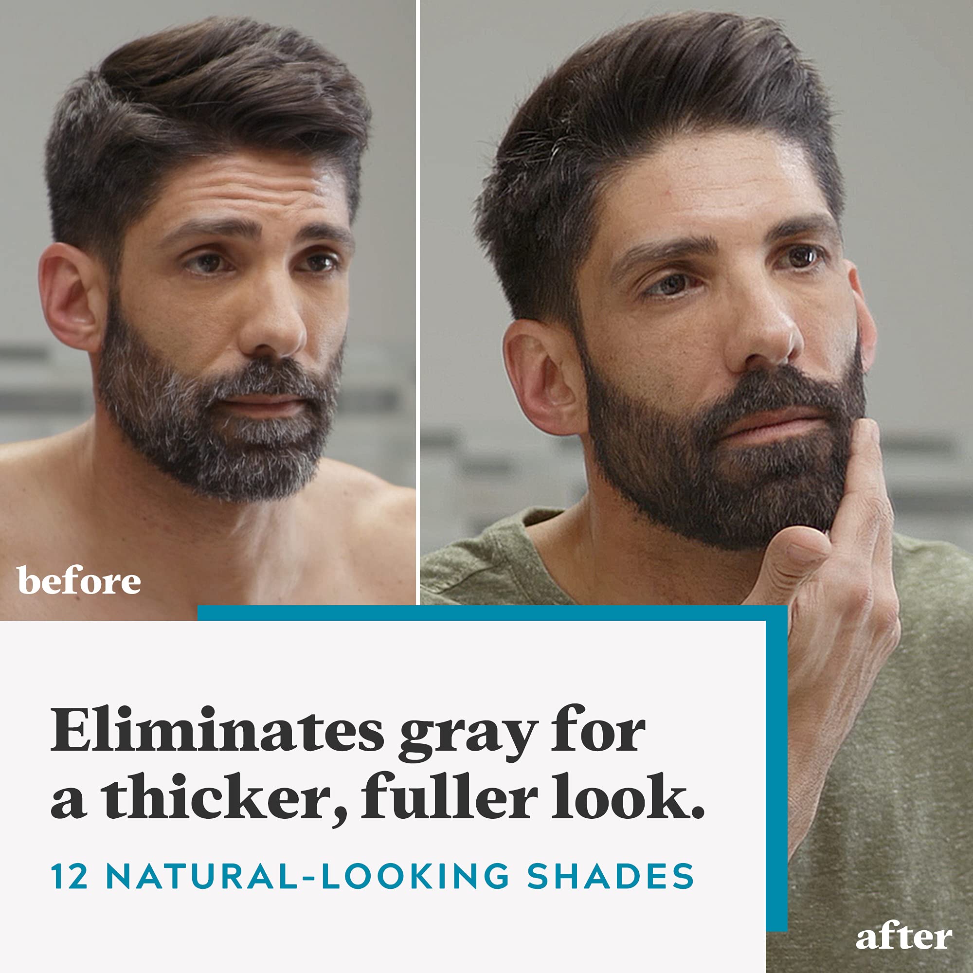 Just For Men textura del gel en primer plano que muestra consistencia acondicionadora
