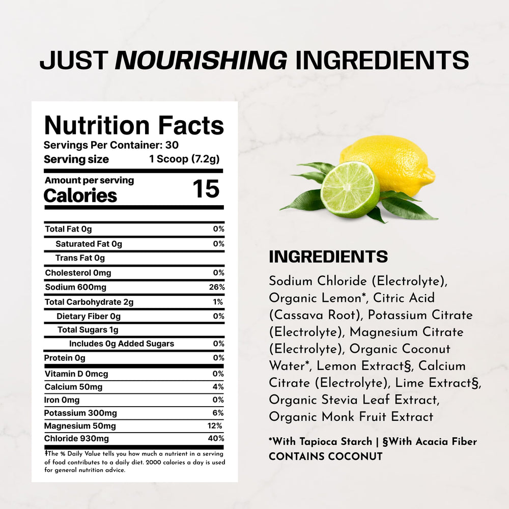 JUST INGREDIENTS cuchara con polvo medido para fácil dosificación