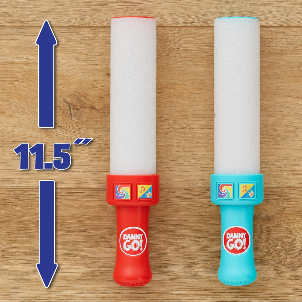 Just Play palillos Danny Go! palillos usados sobre cojín para juego silencioso