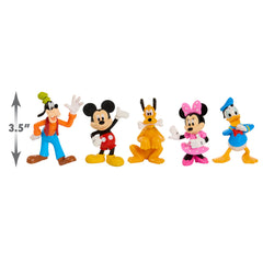 Just Play vista frontal del paquete con las cinco figuras, ideal para regalo
