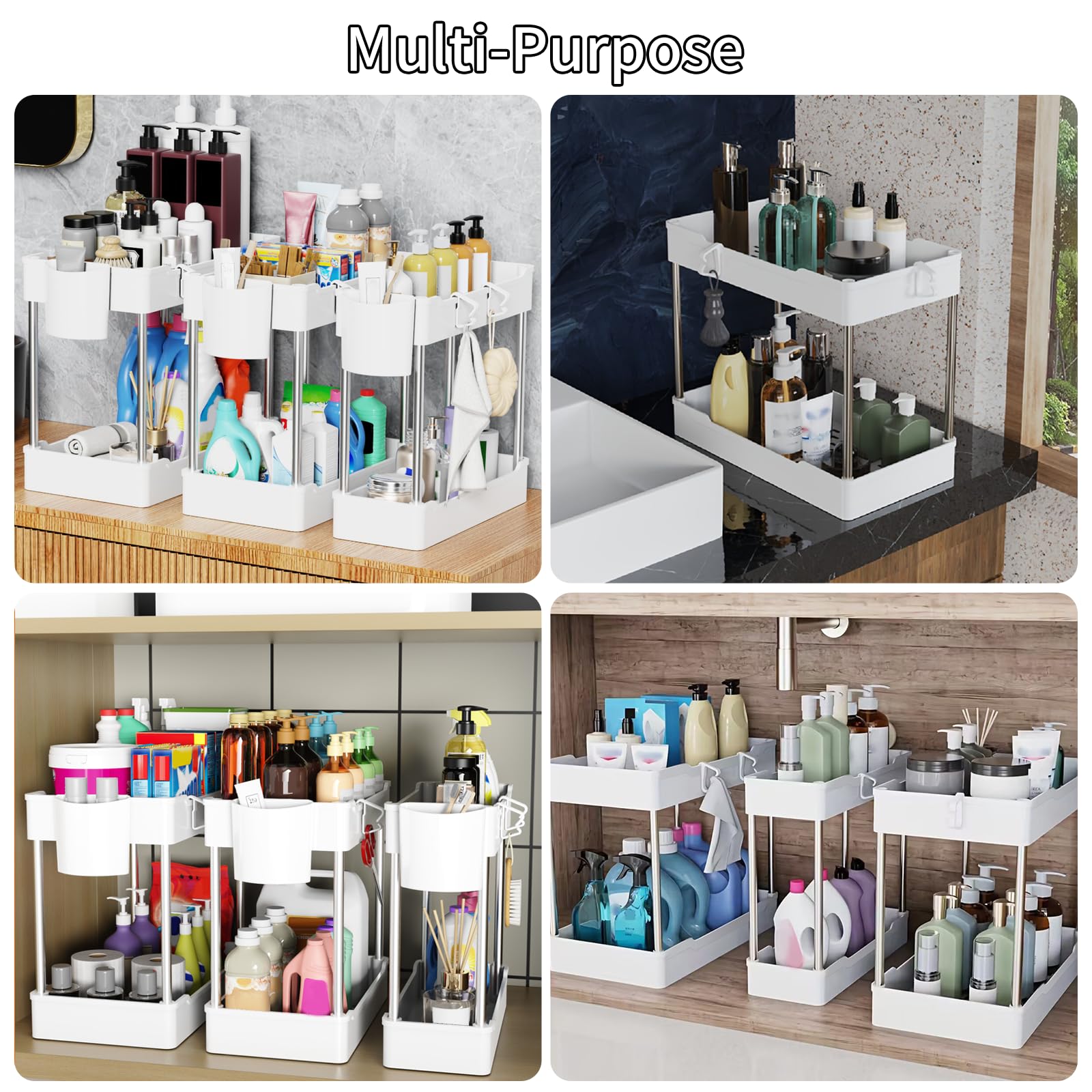 JYSMYWS estanterías en baño con productos organizados y accesibles