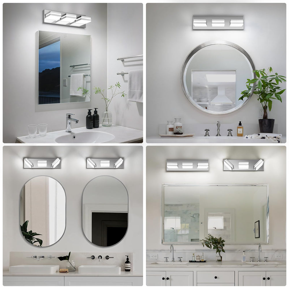JZEKVN lámpara en baño moderno integrando estética y funcionalidad