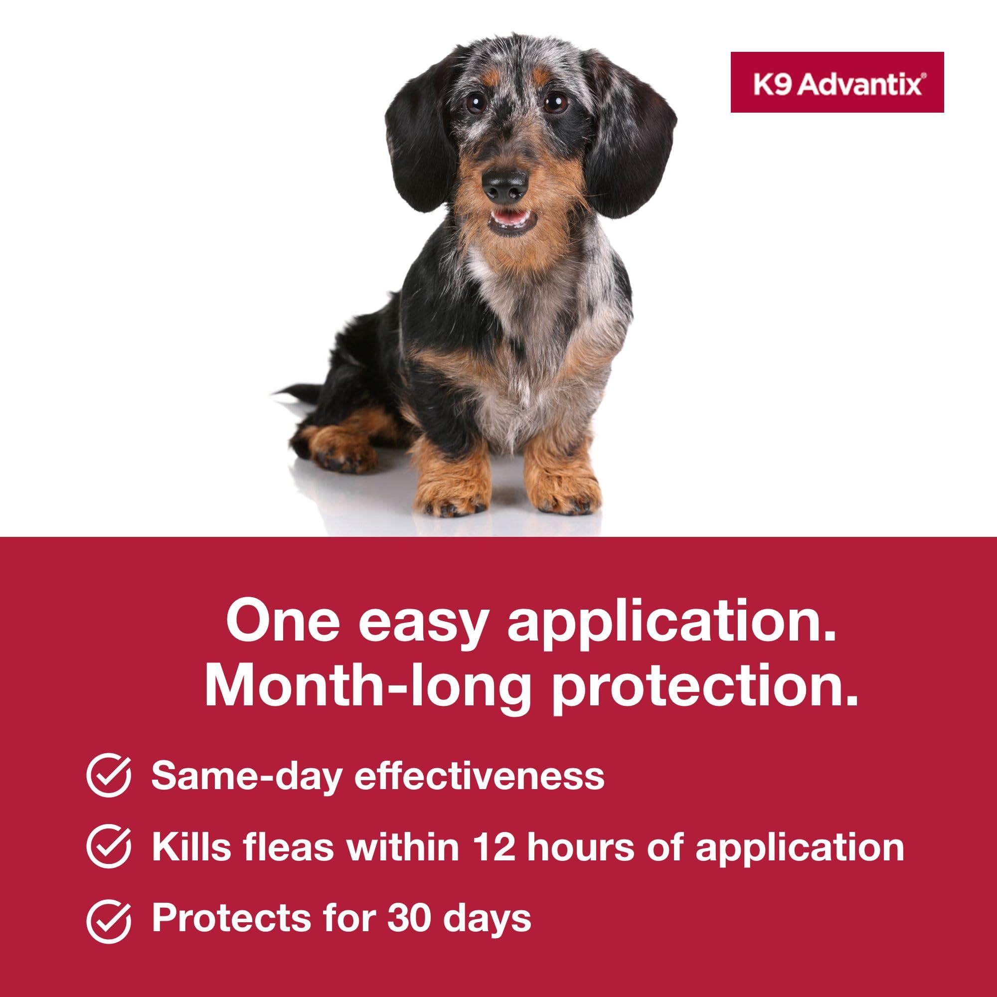 K9 Advantix comparación de tamaño del dosificador para perros pequeños
