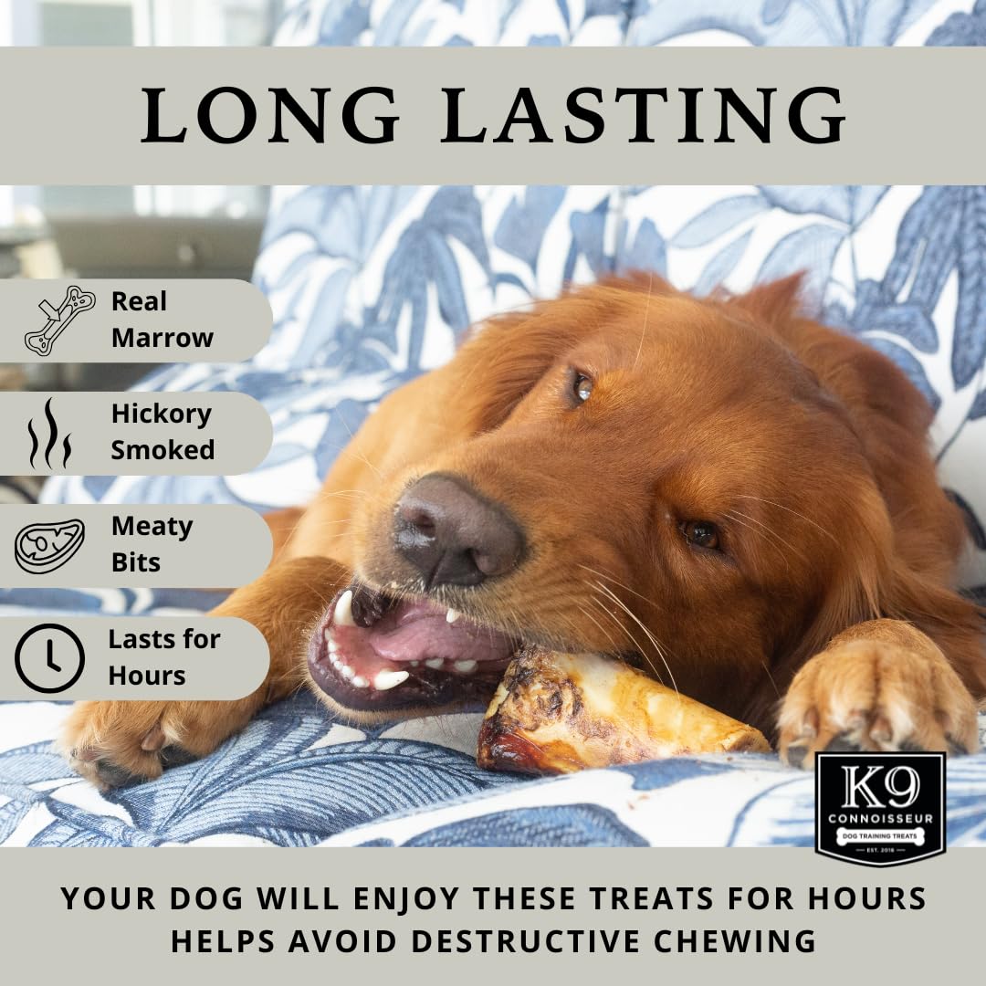 K9 Connoisseur perro masticando hueso en sofá reduce masticación destructiva