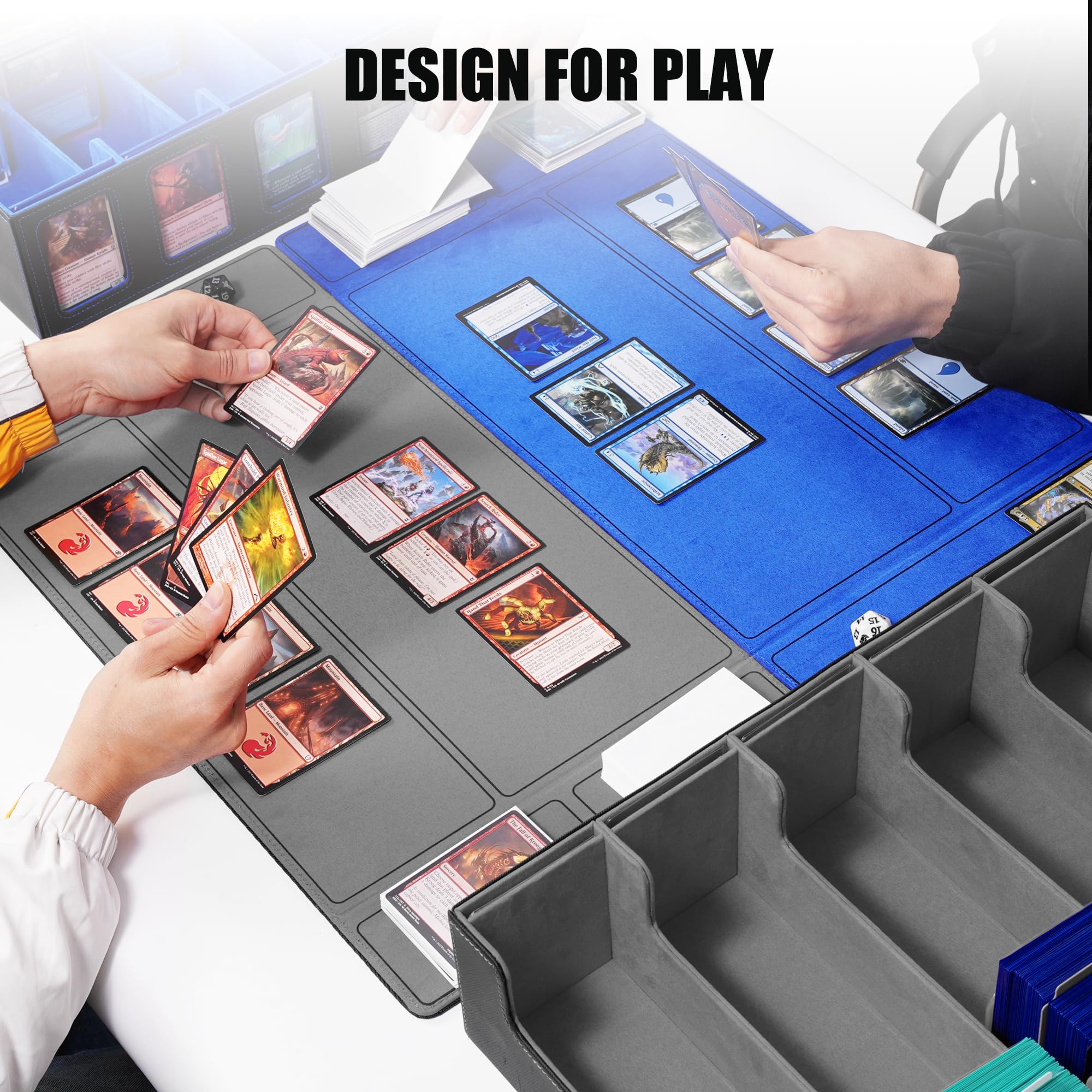 Kabinka comparación de escala con cartas, alta capacidad visible