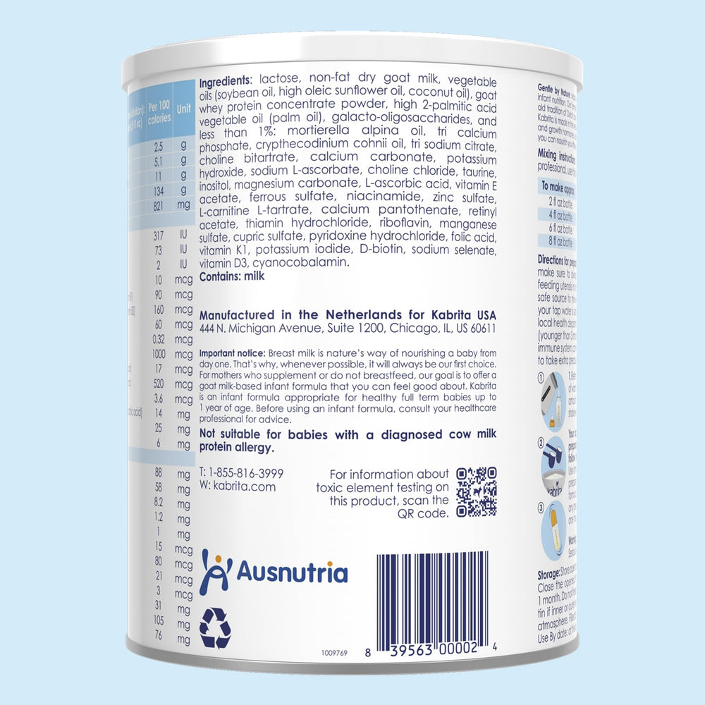 Kabrita origen leche de cabra en granja familiar resaltando calidad del ingrediente