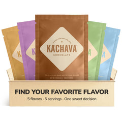 Ka'Chava frente del empaque mostrando el diseño y conveniencia de las porciones