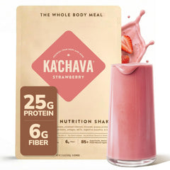 Ka'Chava envase frontal sabor fresa mostrando tamaño y marca