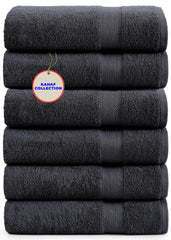 KAHAF COLLECTION toallas frontales pack de seis, aspecto organizado y acogedor