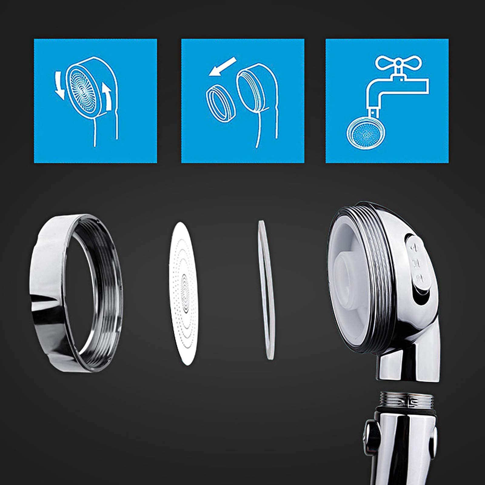 KAIYING comparación de tamaño con una mano para mostrar escala y ergonomía fácil