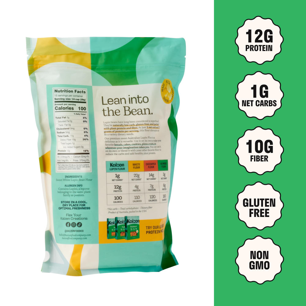 Kaizen Food Company galletas bajas en carbos hechas con harina