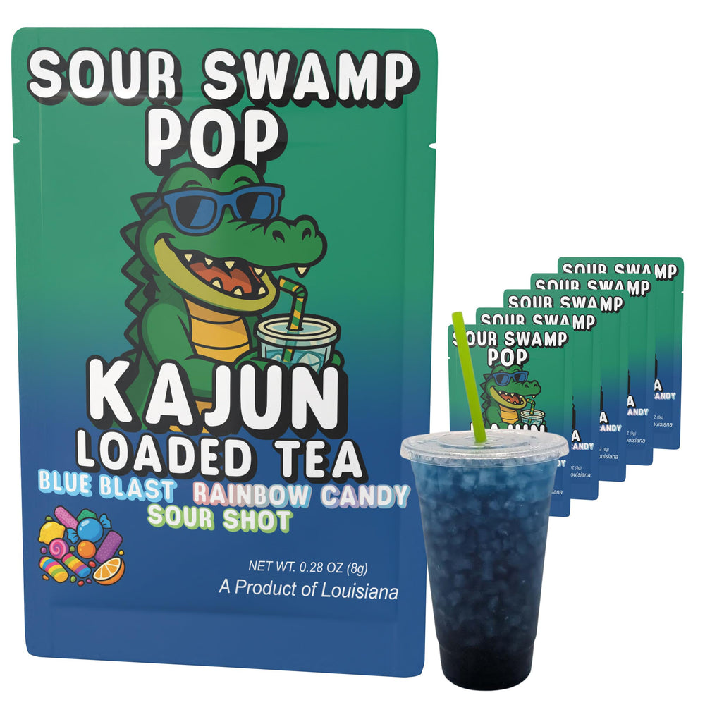 KaJun LOADED TEA frente del empaque mostrando colores vibrantes y venta clara