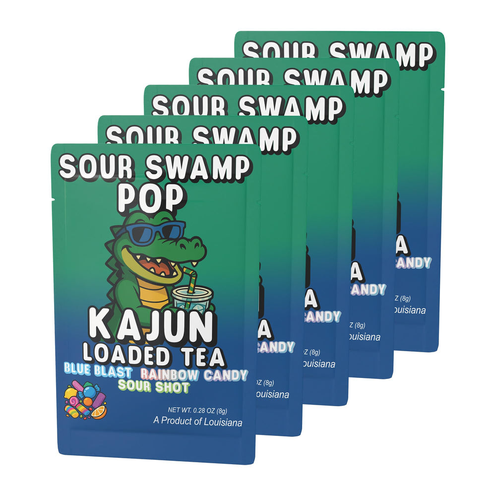 KaJun LOADED TEA polvo textura cercana que muestra mezcla fina y soluble