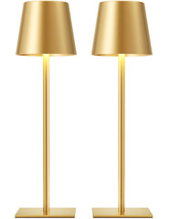 Kakanuo Gold front view showing compact cordless lamp and modern design benefits