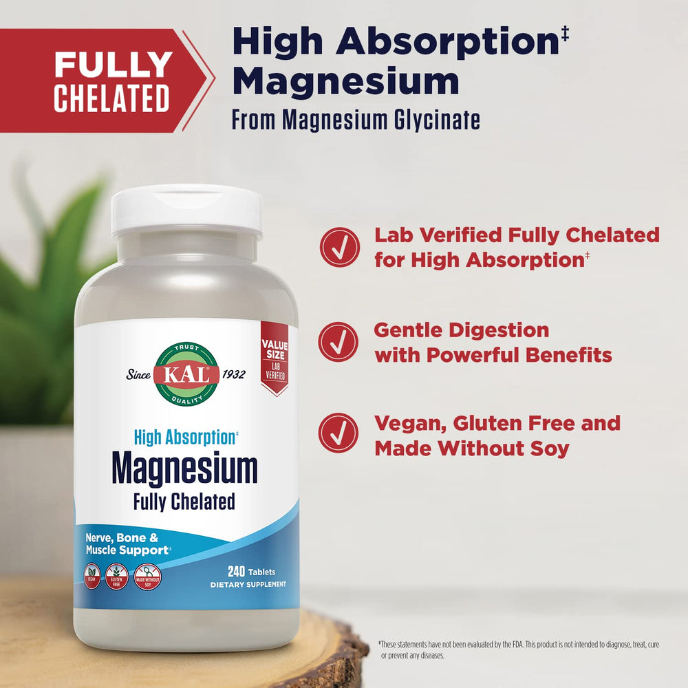 KAL etiqueta nutricional legible con ingredientes claros y pureza
