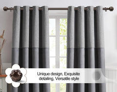 KAMANINA rod mounted on sliding door illustrating wide-span support and style