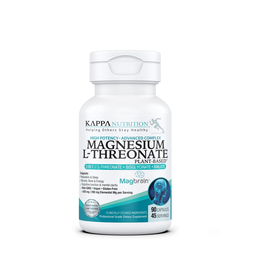 KAPPA NUTRITION front packaging showing bottle and label benefits