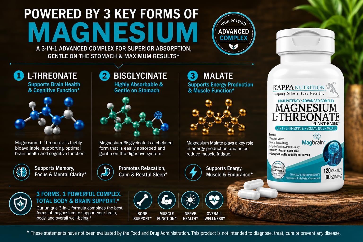 KAPPA NUTRITION imagen de polvo crudo sugerente de origen vegetal y calidad