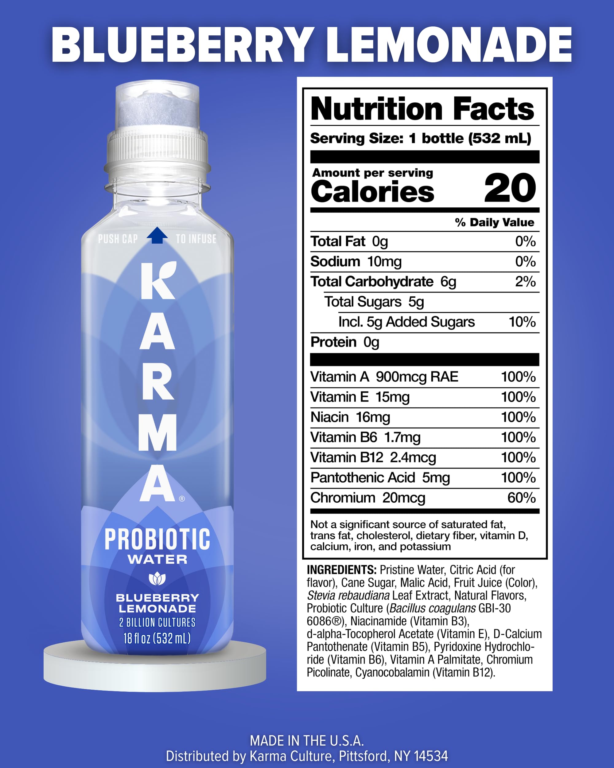 Karma pack de 12 botellas dispuesto para almacenamiento familiar práctico