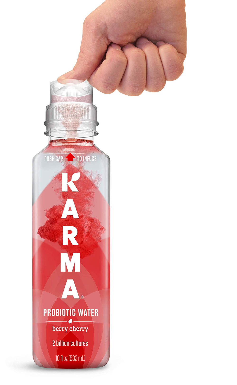 Karma botella en mano listo para beber y fácil de transportar