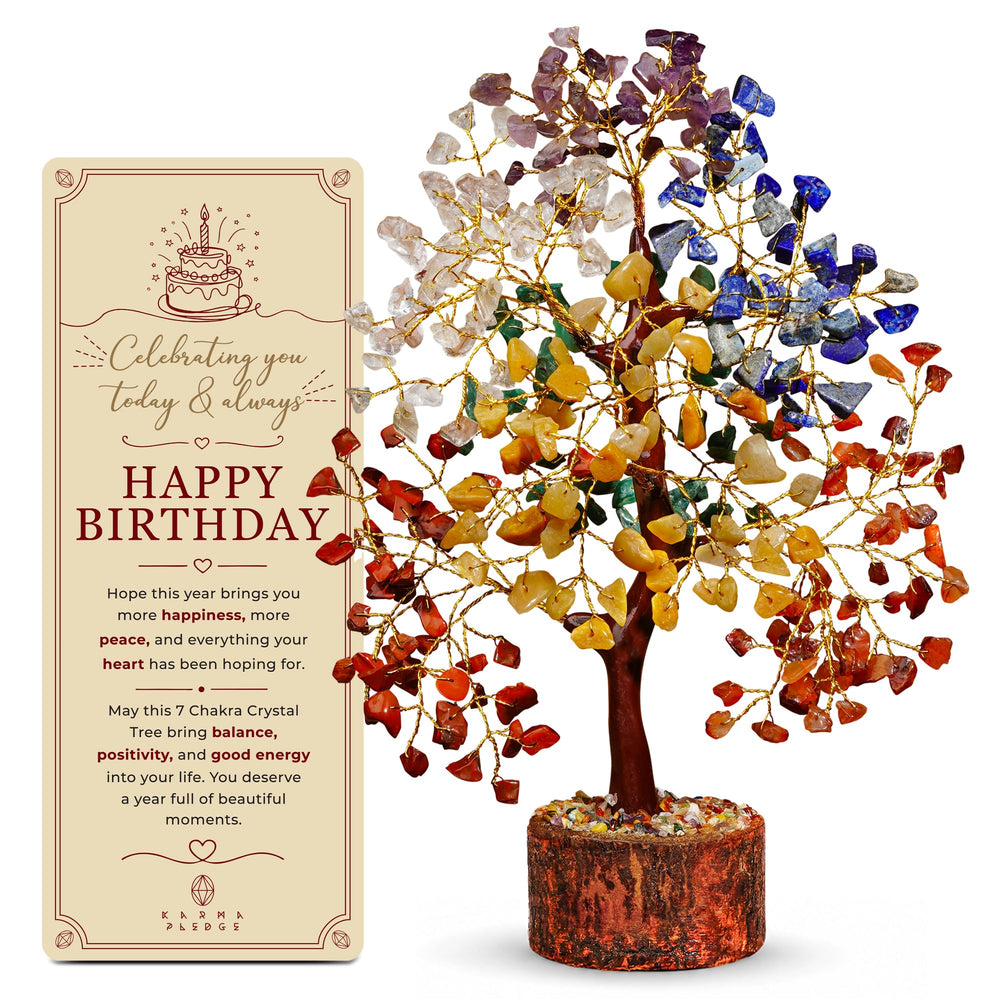 KARMAPLEDGE árbol de la vida frontal mostrando estética y equilibrio decorativo