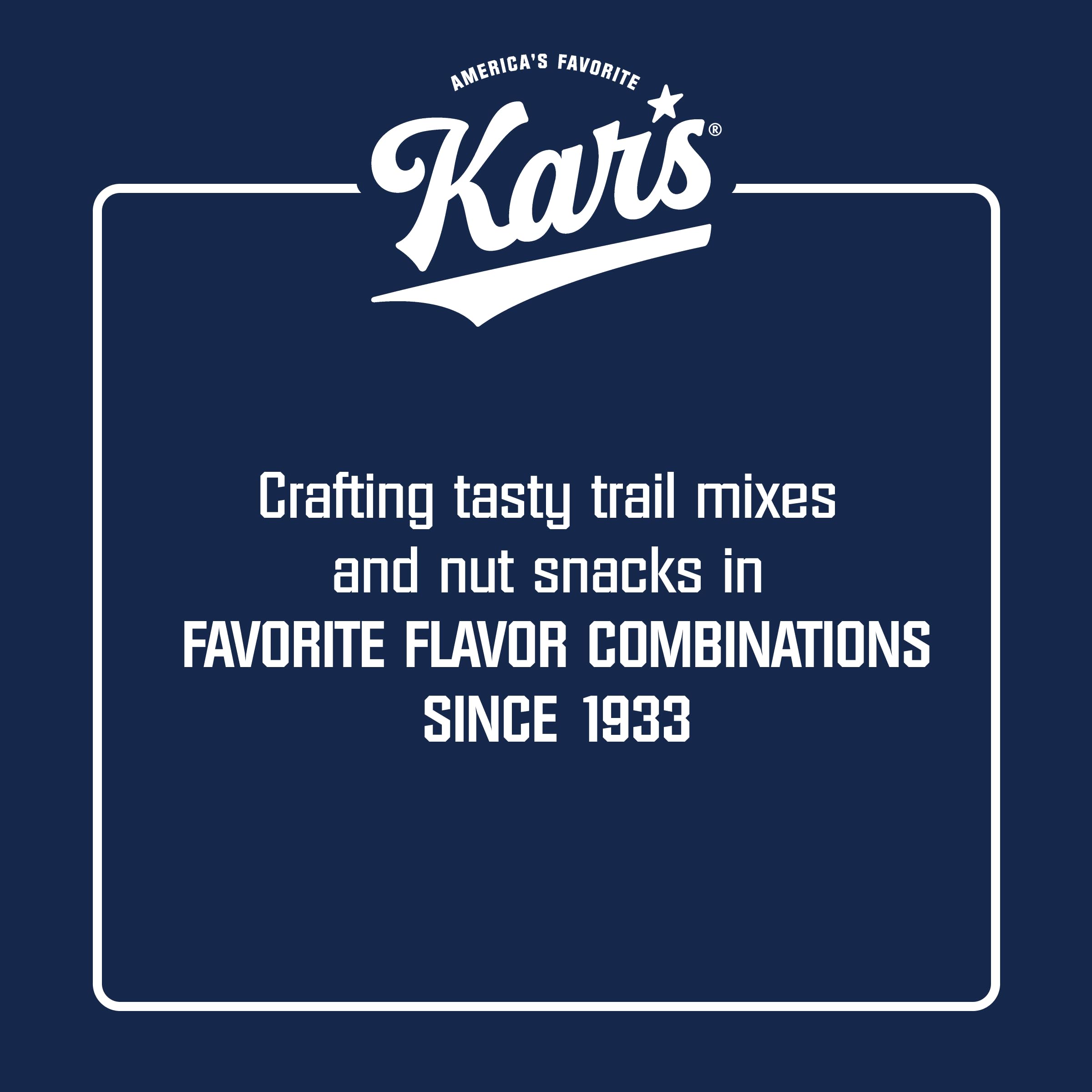 Kar's trail mix dentro de lonchera escolar, snack listo y nutritivo