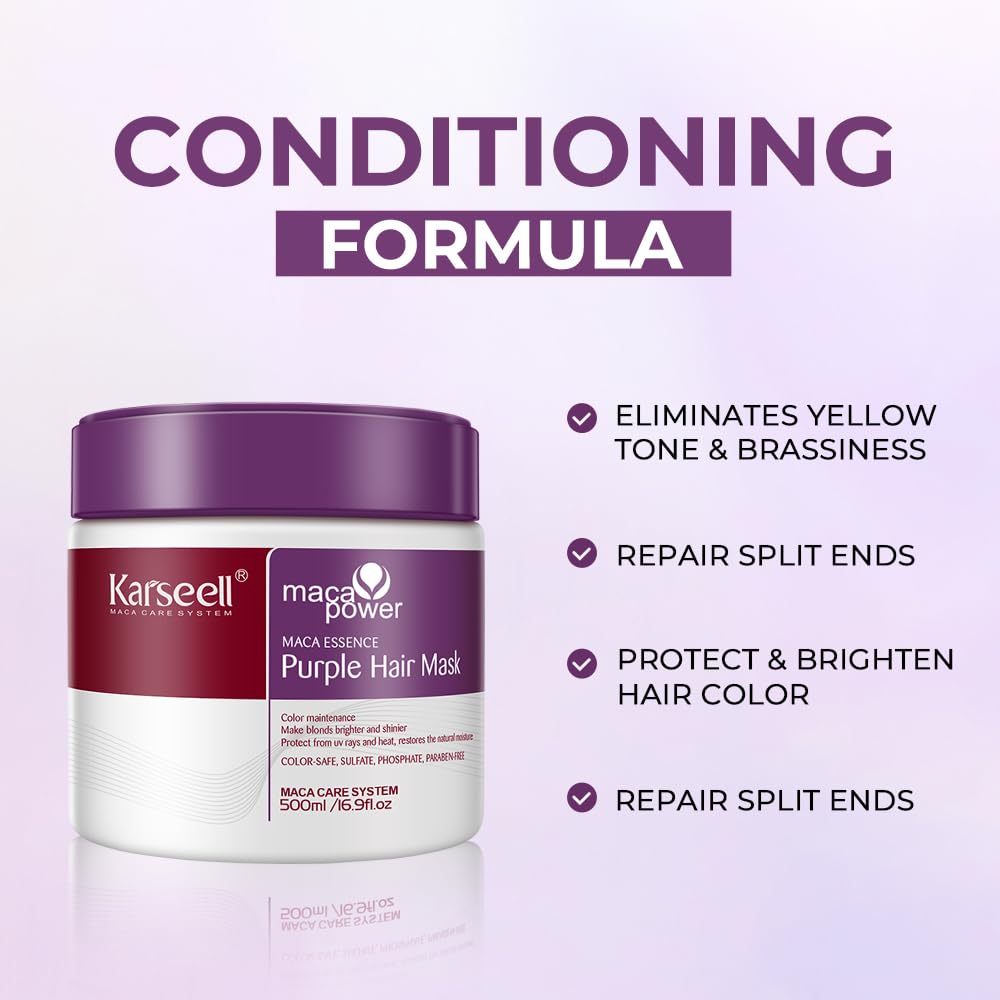 Karseell aplicación en ducha sobre cabello aclarado, neutraliza amarillentos rápido