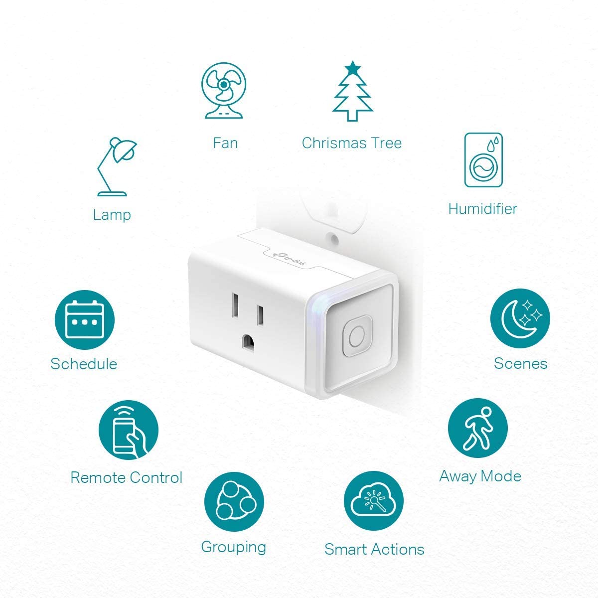 Kasa Smart primer plano del acabado y materiales del HS103, durabilidad visible