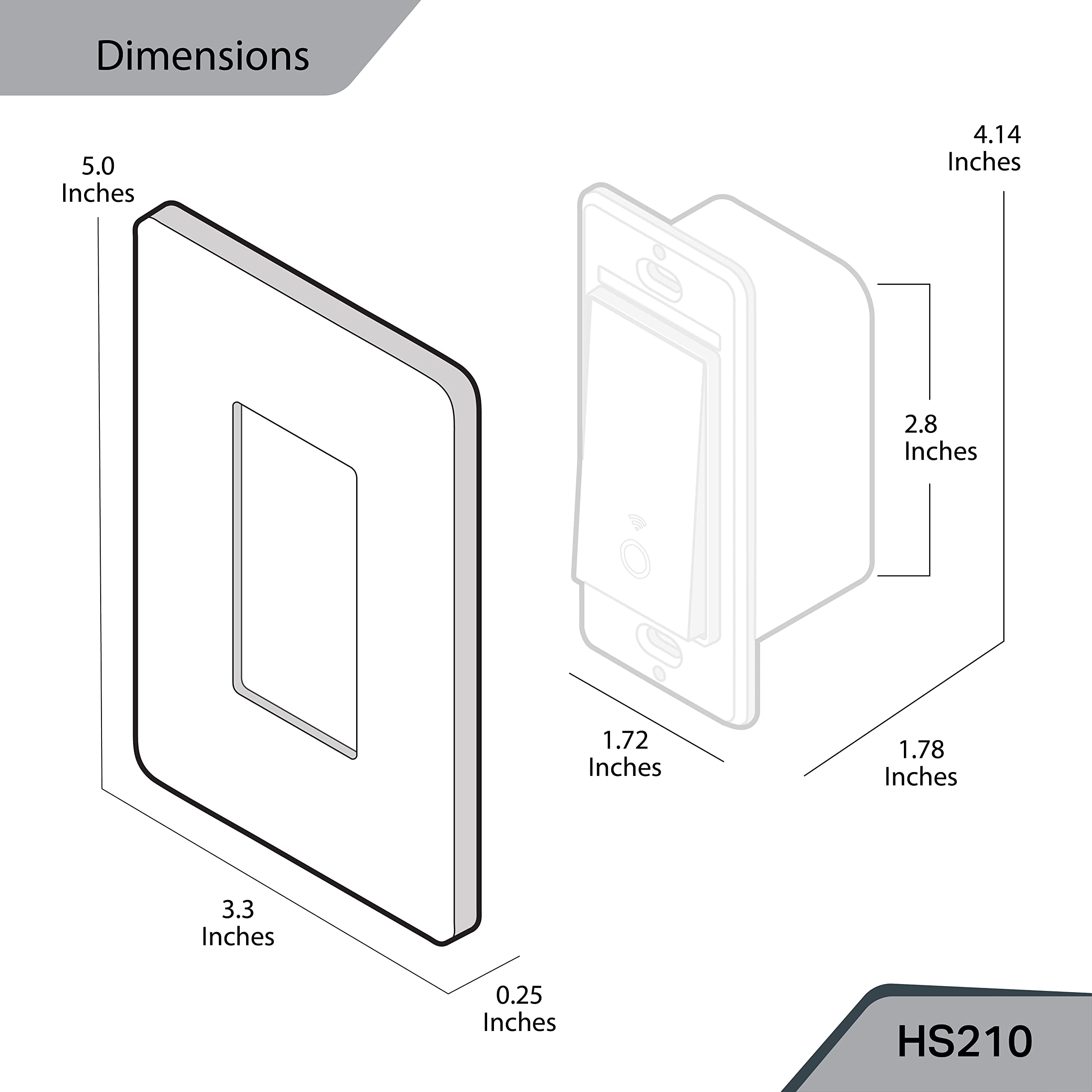 Kasa Smart HS210 etiqueta de certificación UL demostrando seguridad y fiabilidad del producto