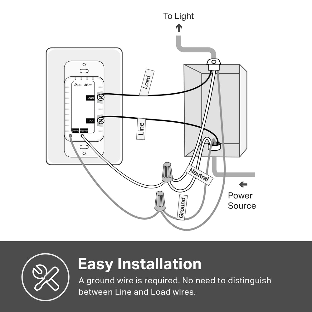 Kasa Smart instalación en salón mostrando automatización y confort