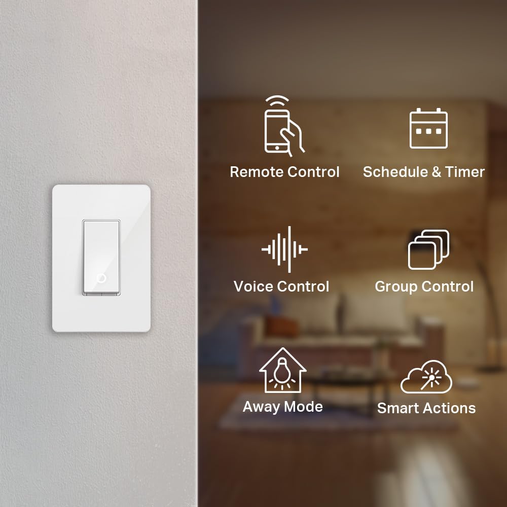 Kasa Smart detalle de bornes y cable neutro para instalación segura