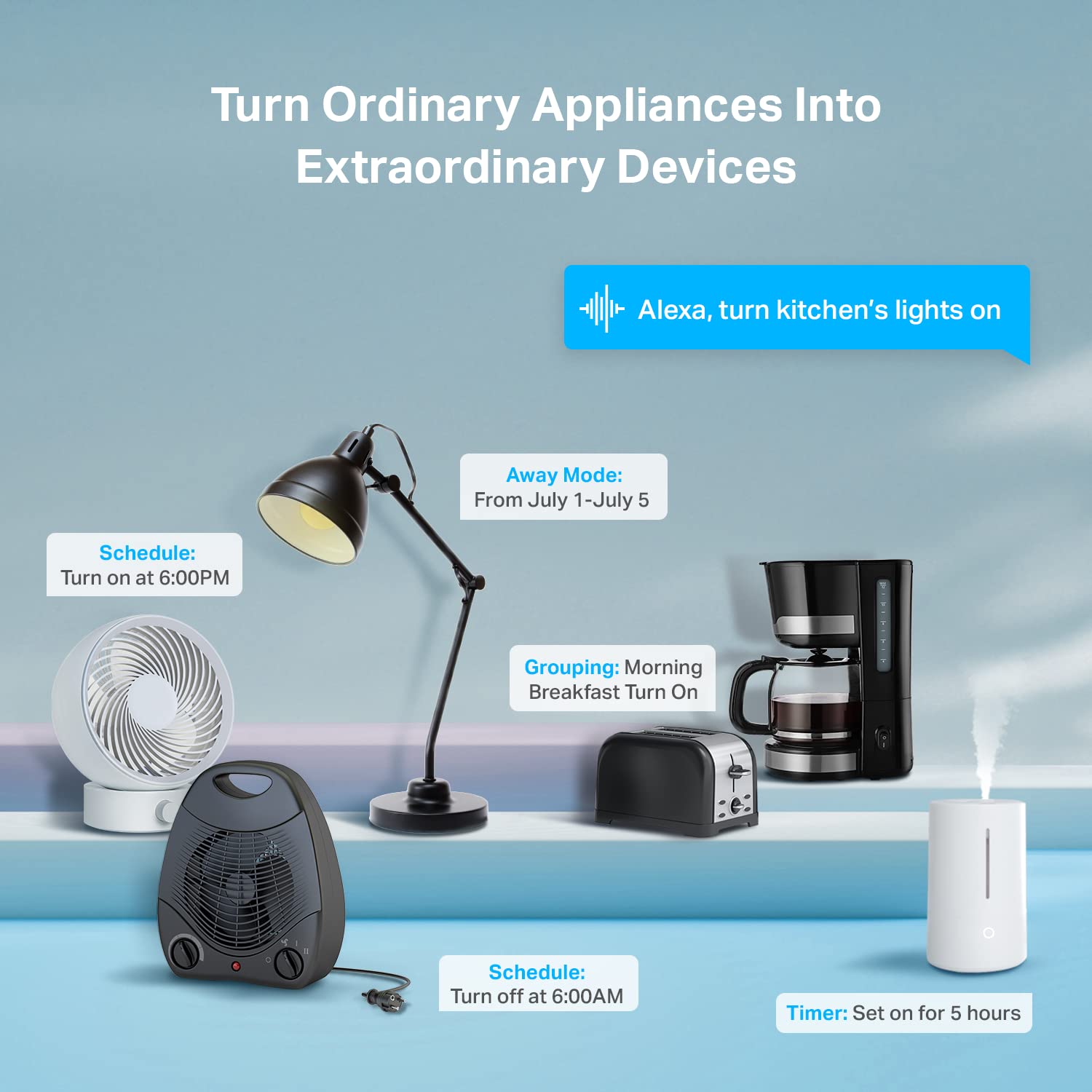 Kasa Smart enchufe primer plano del acabado y plástico retardante de llama