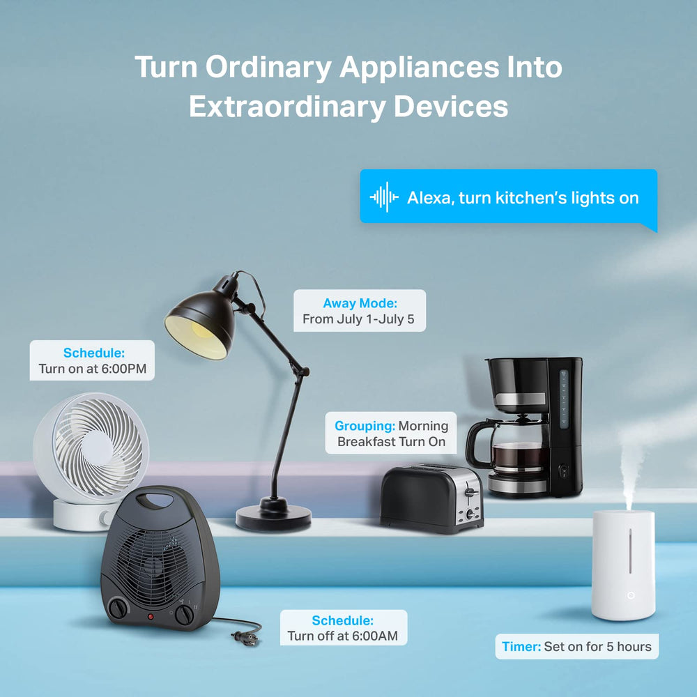 Kasa Smart enchufe primer plano del acabado y plástico retardante de llama