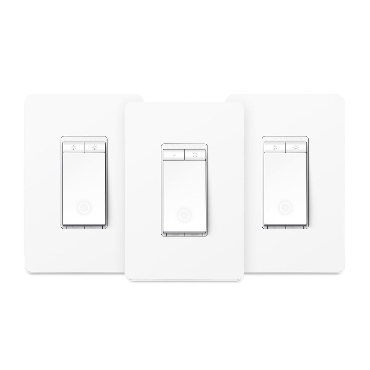 Kasa Smart HS220P3 frontal con placa mostrando controles y apariencia elegante
