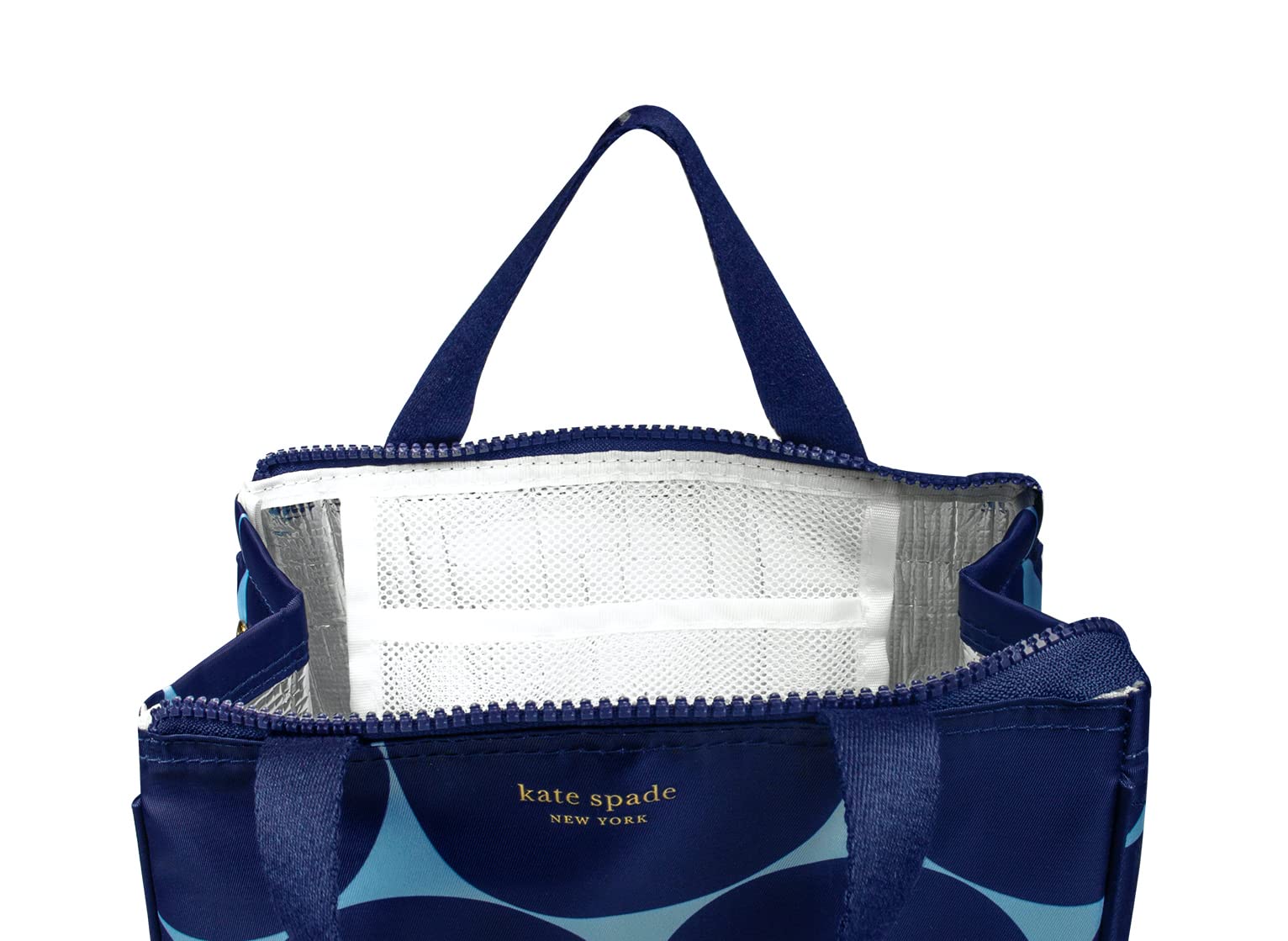 kate spade new york forro interior plateado aislante que facilita la limpieza y mantiene temperatura