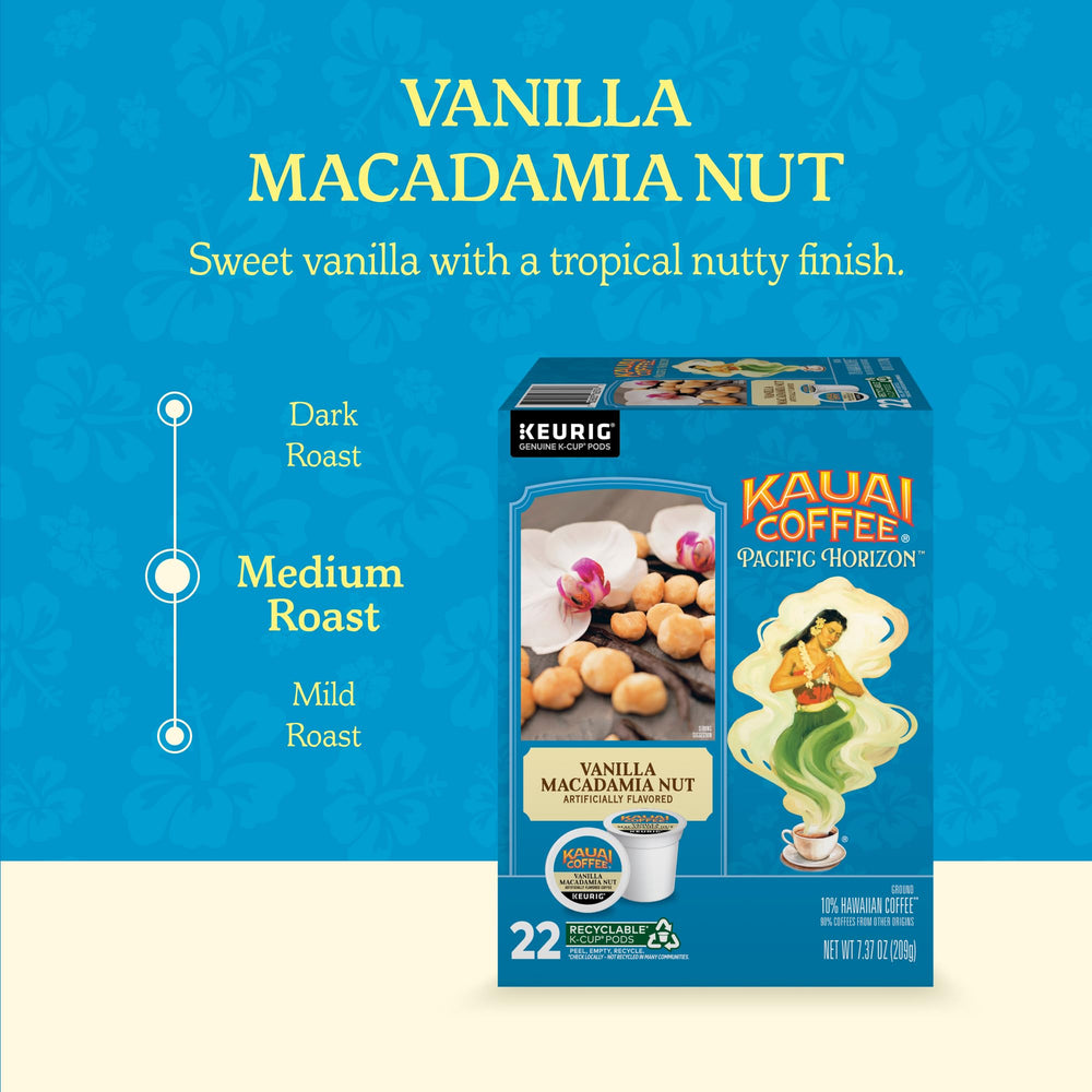 Kauai Coffee cápsula vista cercana que destaca calidad y sellado