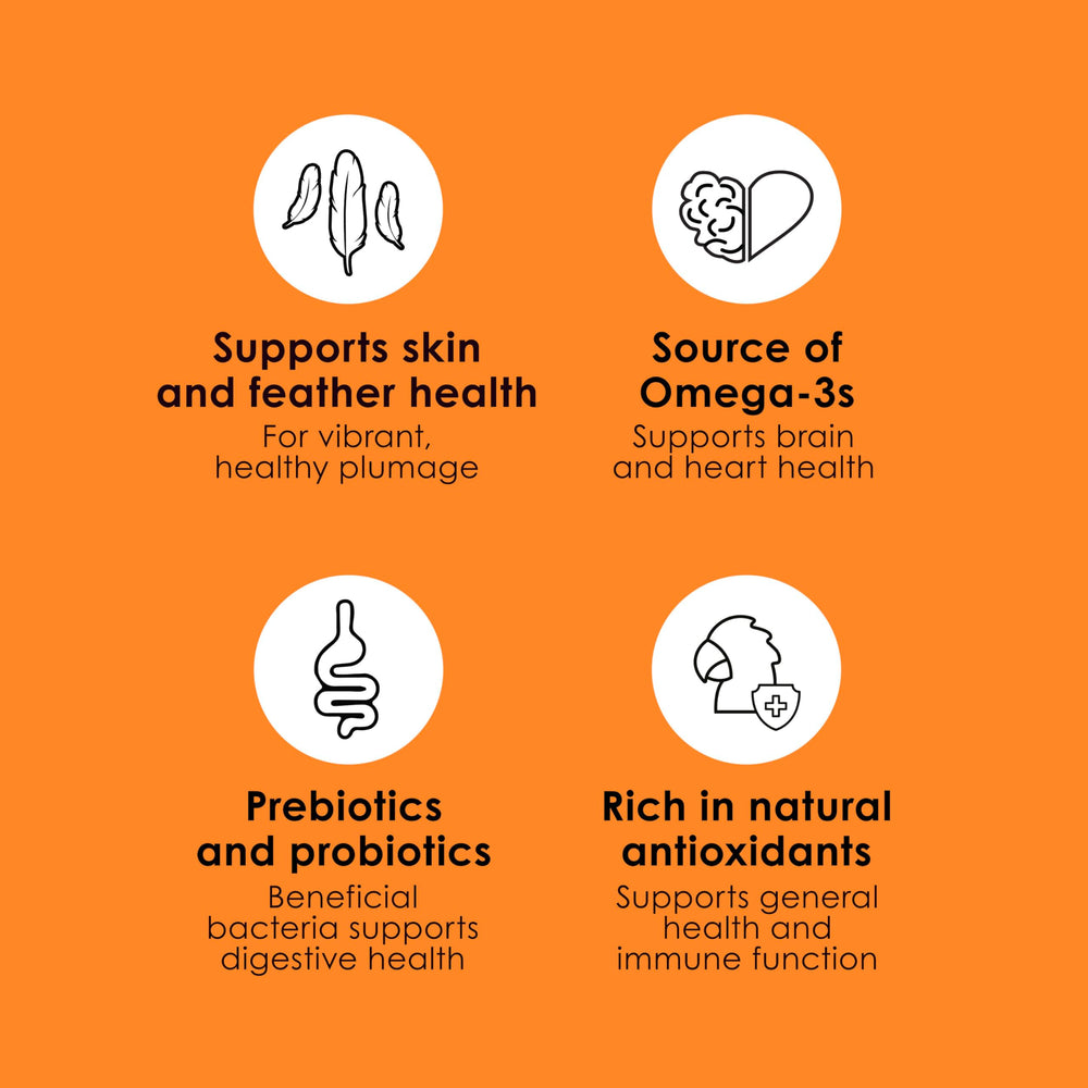 Kaytee Fiesta comparación de tamaño de piezas para control de porciones